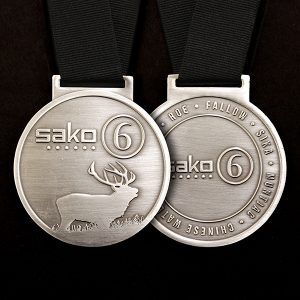 Sako 6 Commemorative Medal Front and Back