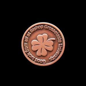 Bishop Grosseteste Good Luck Commemorative Coin - 20mm bronze antique finished Commemorative Coin features within Medals UK Rewarding School life Blog Post
