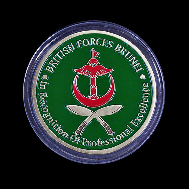 1st Battalion The Royal Gurkha Rifles 50mm Gold Commanding Officers Coin Award