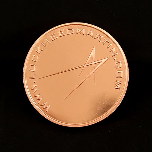 Medals UK | Commemorative | Lockheed Martin Custom Made Commemorative Coin