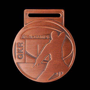 GKR National Champs 2010 - 65mm silver antique Karate UK Championships Custom Made Sports Medal - Medals UK