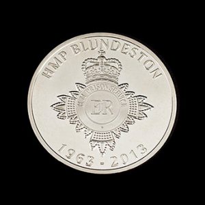 HMP Blundeston Anniversary Coin - Silver Minted 1963-2013 Anniversary Commemorative Coin