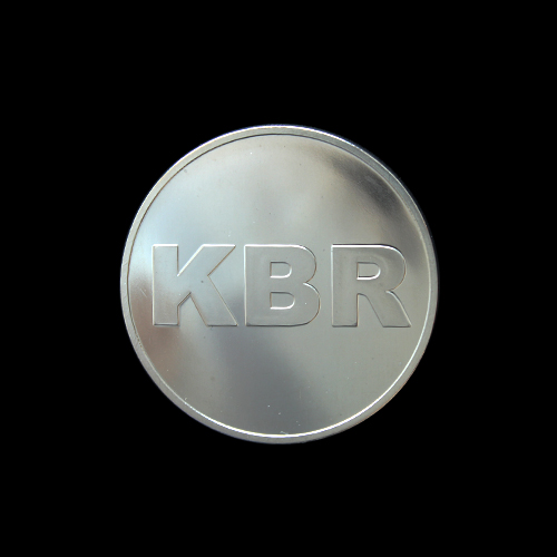KBR Commemorative Coin - 38mm Silver Minted - by Medals UK