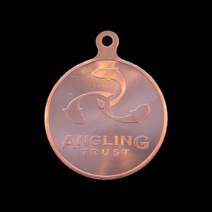 Angling Trust National Championships sports medals reverse - 50mm bronze minted - Medals UK