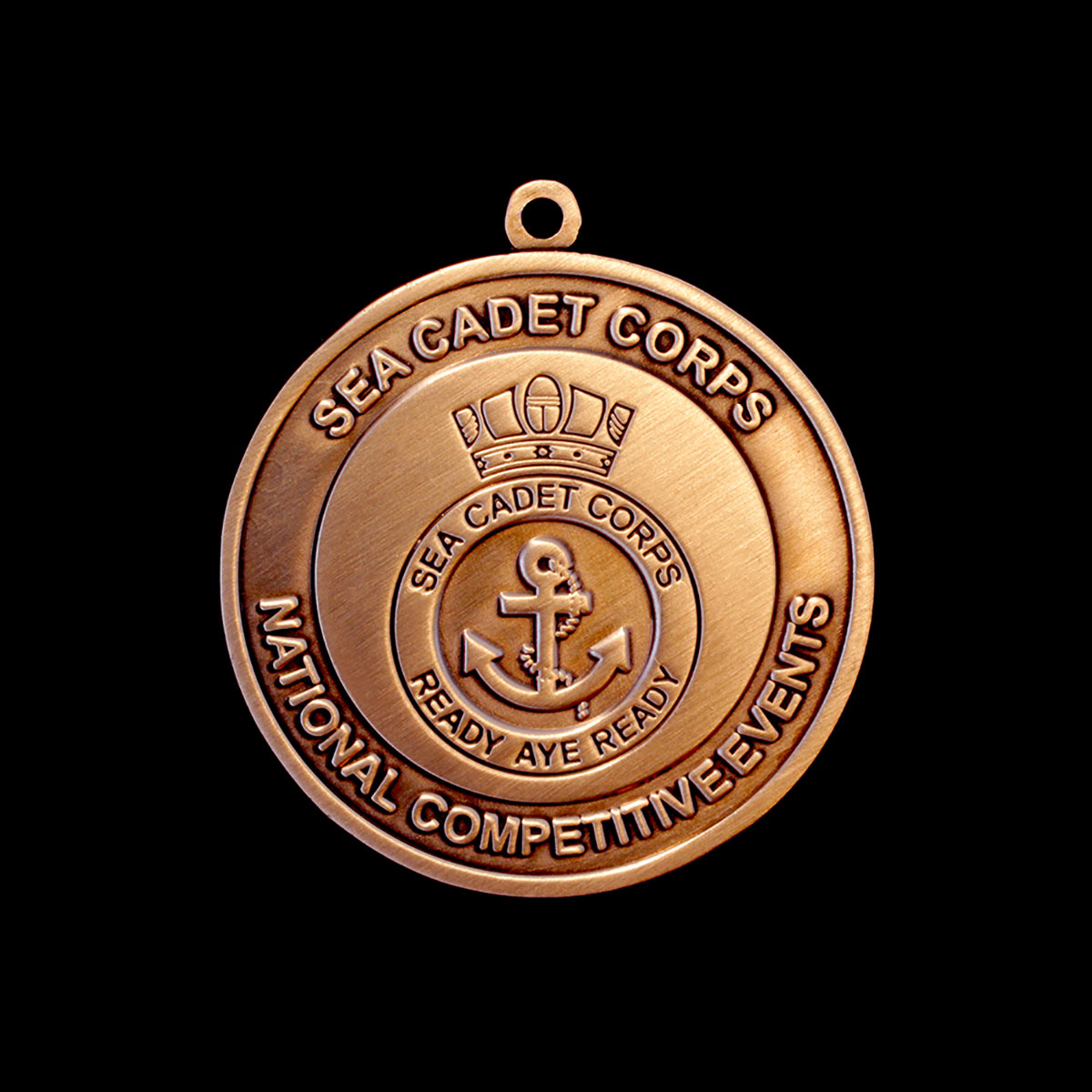 Bronze Sea Cadet Corp National Competitive Events Awards Medals Obverse