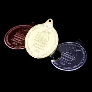 Galleywall Academy Education Attendance Medals - 38mm in Gold Silver and Bronze Minted Bright Medals for 100% Attendance - produced for Galleywall Primary City of London Academy