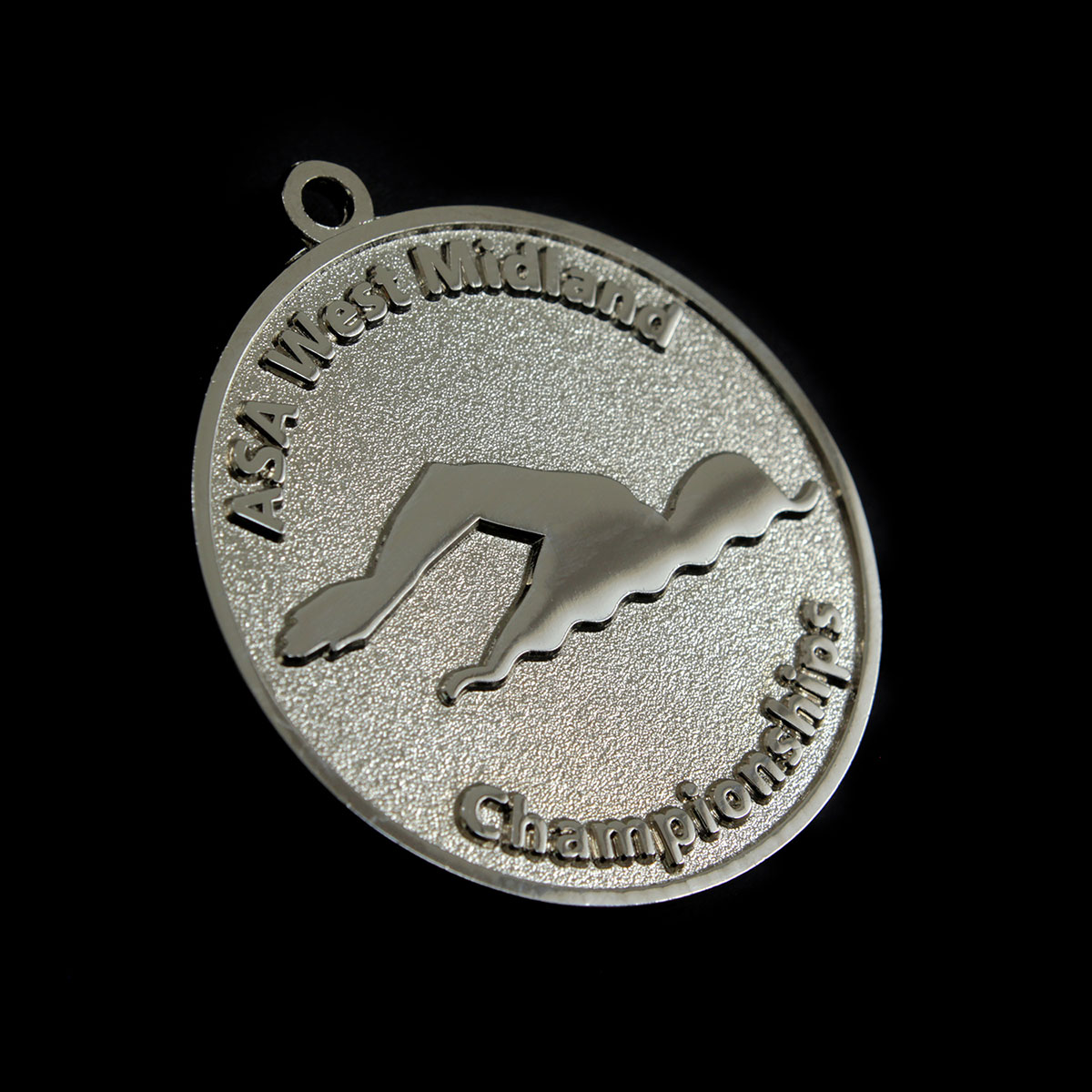 ASA West Midlands Championship Swimming Medals in silver for 2017 event by Medals UK